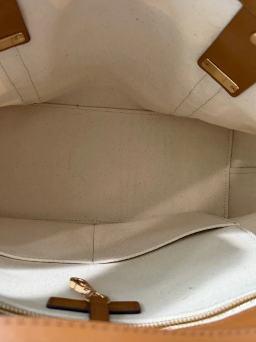 Michael Kors Michael Kors Marie Medium Cage Tote‎ Bag Canvas Leather